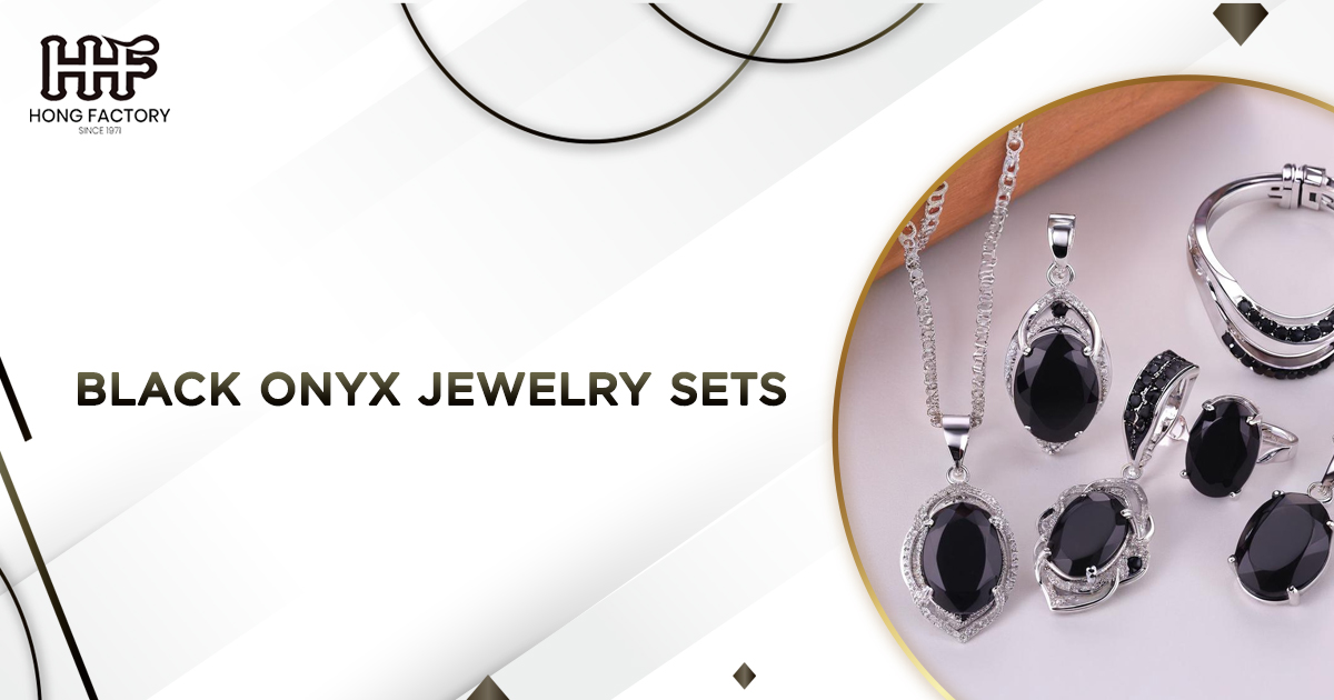 Black Onyx Jewelry Sets